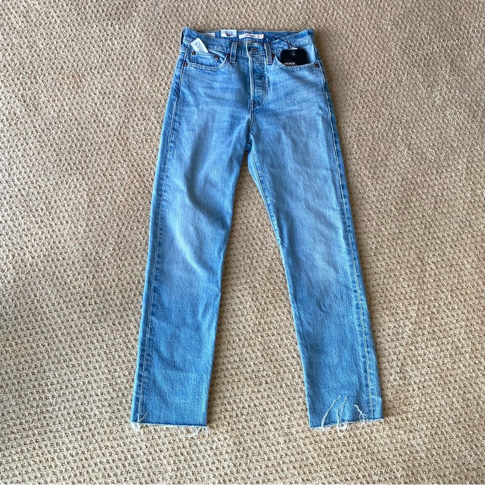 Levi's denim wedgie straight fit jeans